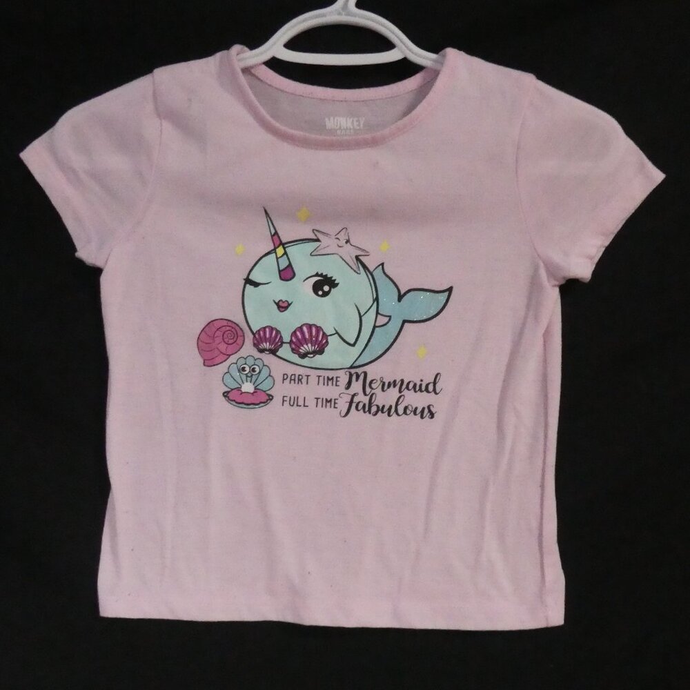 MONKEY BARS | 6x | Pink Graphic Tee | Preloved Condition